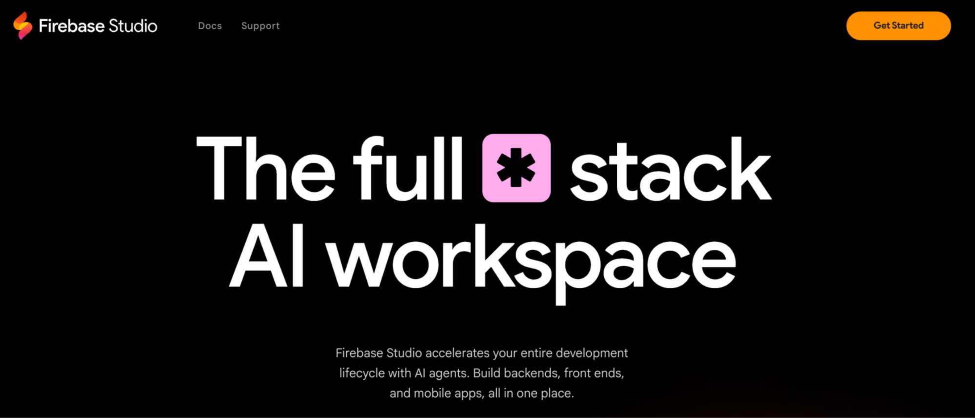 Welcome Firebase studio