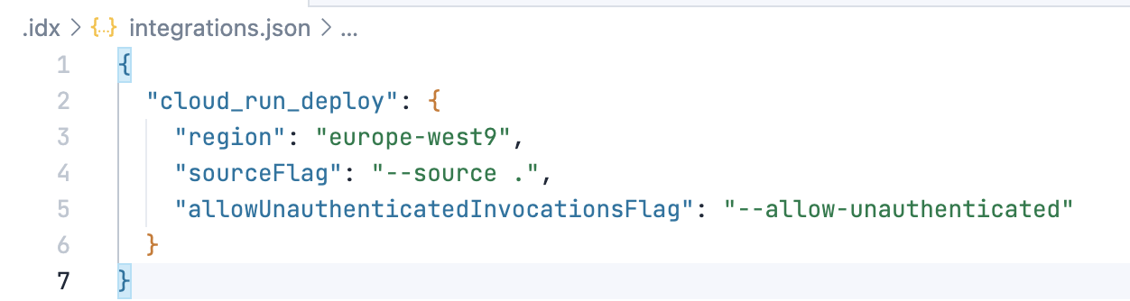 Integrations.json file