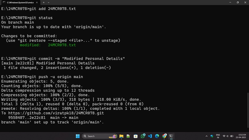 Git-Hub Commands