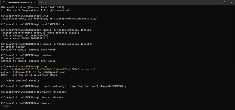 GIT COMMANDS