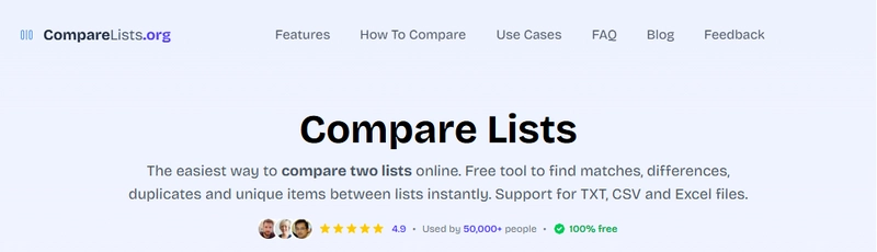CompareList.org: A Developer's Guide to Efficient Data Comparison