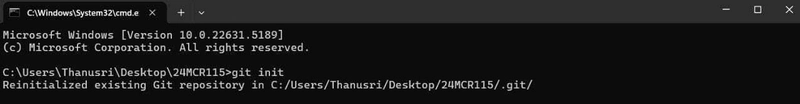 GITHUB REPOSITORY SETUP