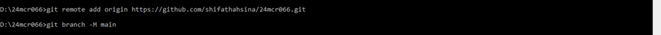 Rename branch to main