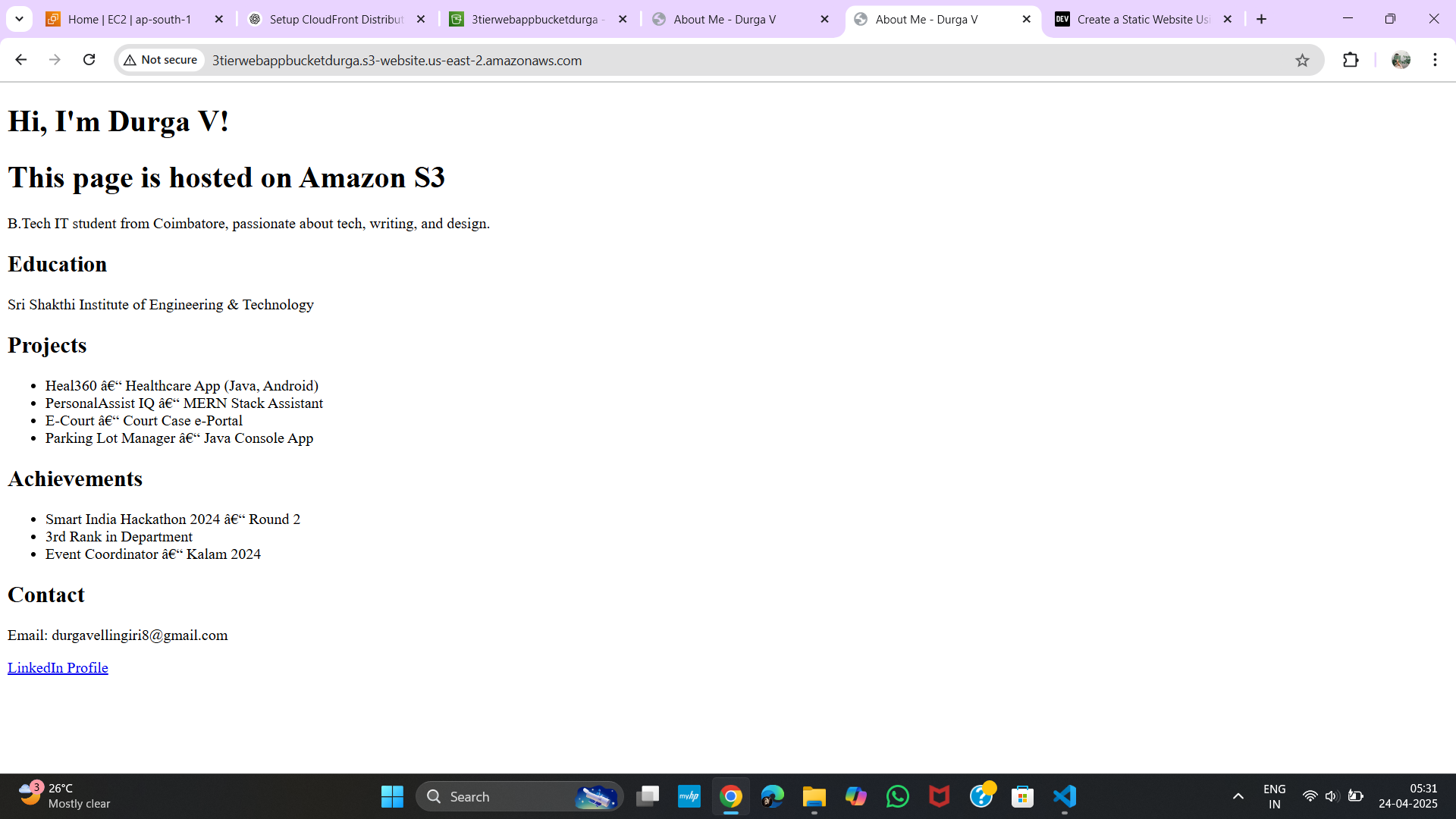S3 Static Website Hosting