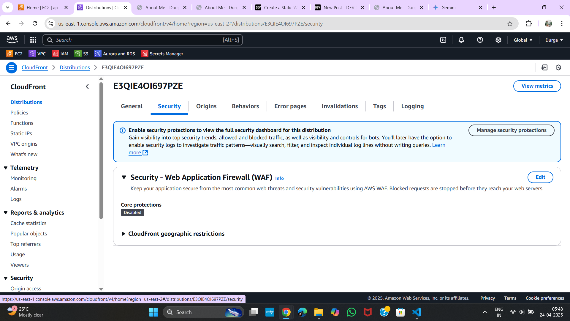 Edit Geo Restriction