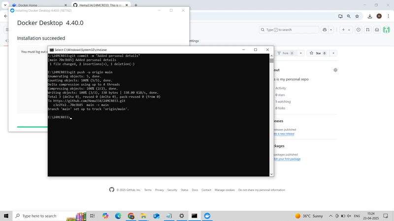git/github Commands