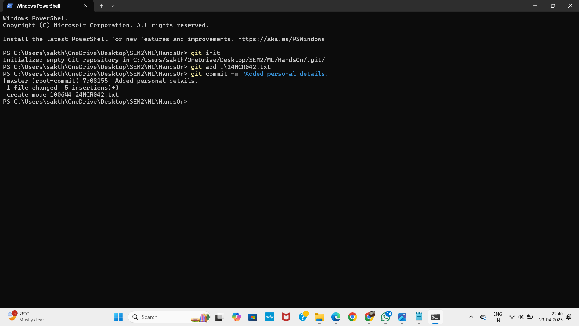 commit