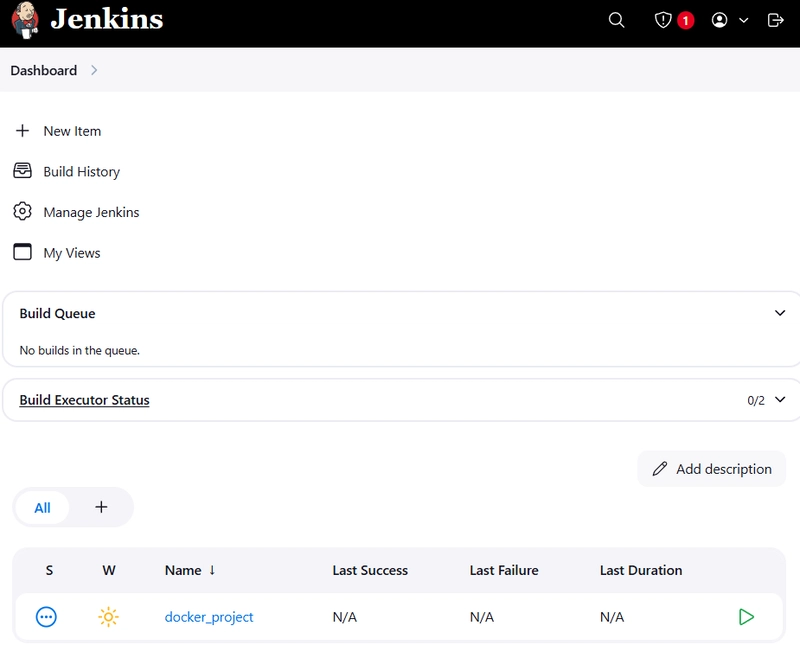 🚀 DevOps Project Journey: Docker + Jenkins Setup