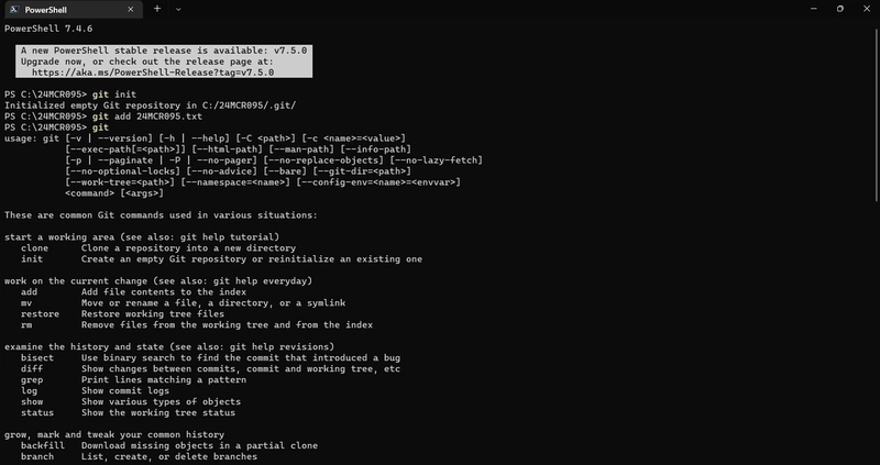 GITHUB commands