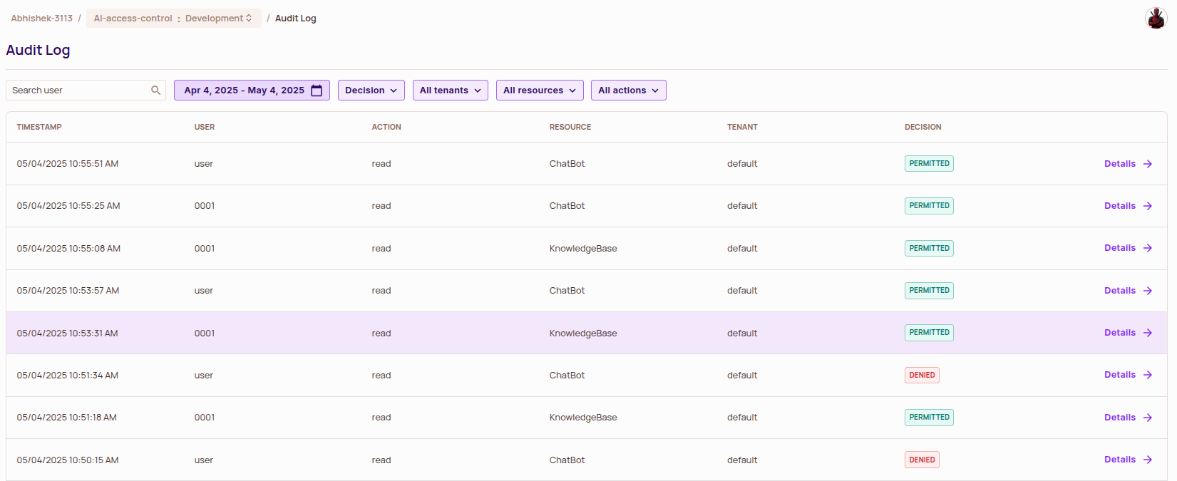 Permit.io Audit Logs