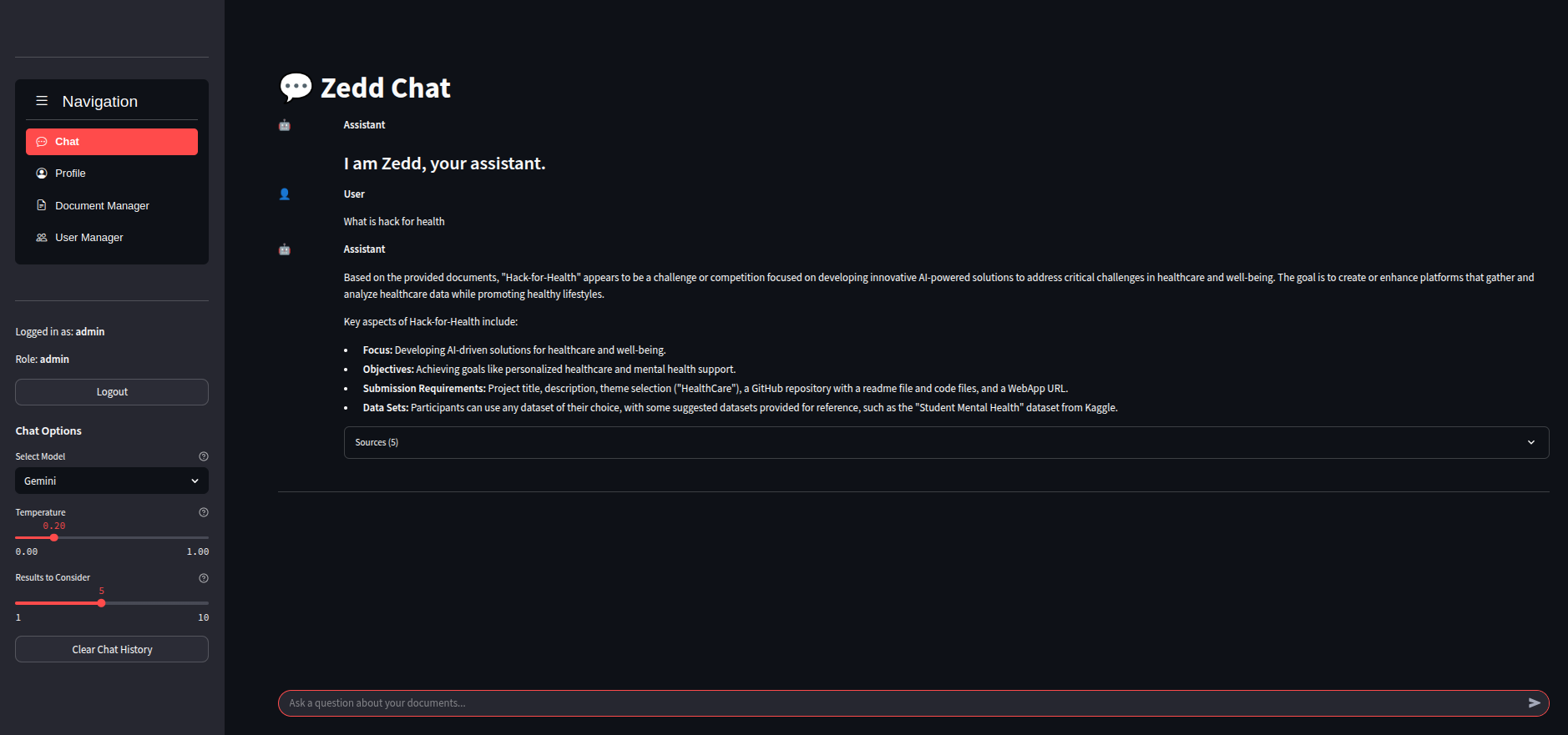 AdminChat