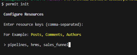 configure resources