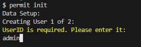 Create 1 user ( Admin User )