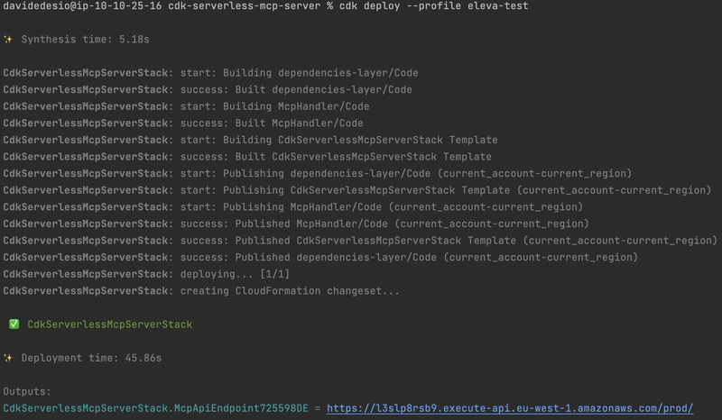 🚀 From Serverless Framework to AWS CDK: rebuilding our minimal serverless MCP server