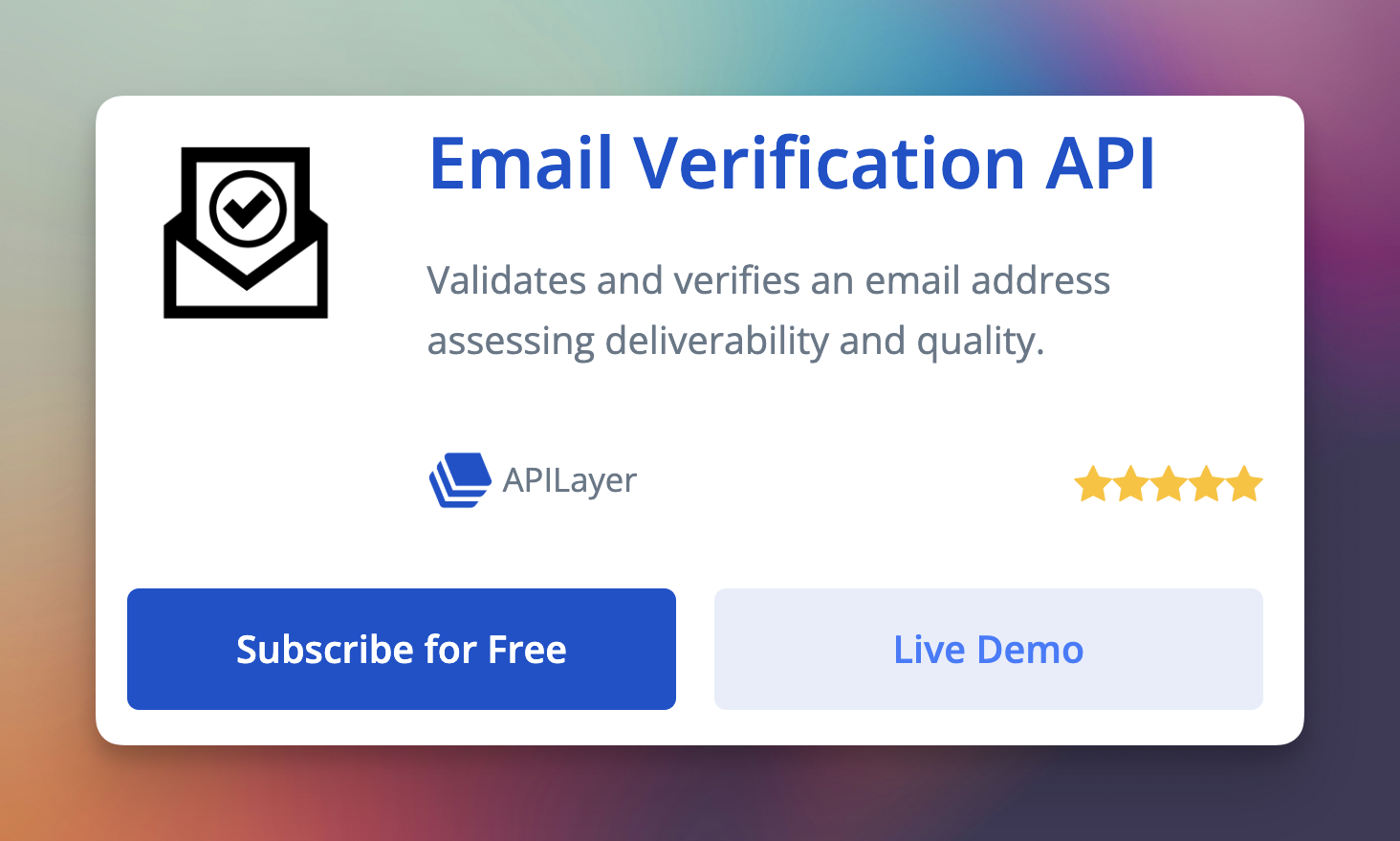Email Verification API