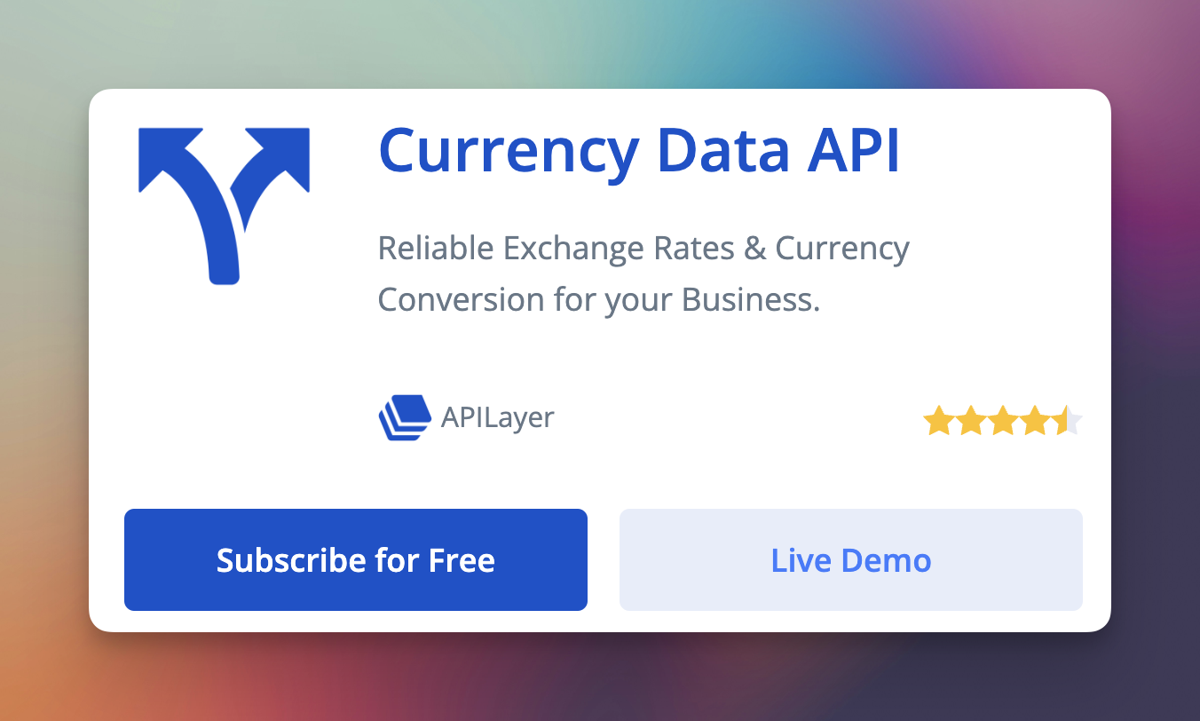 Currency Data API