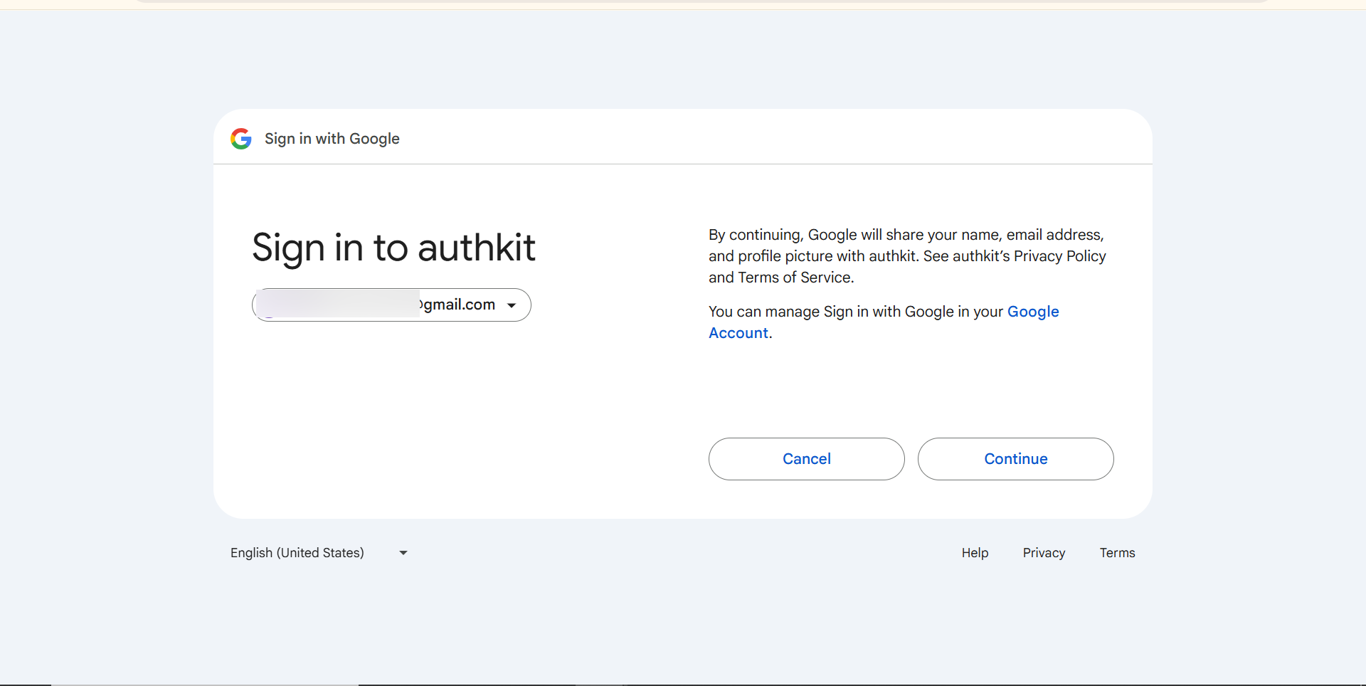 OAuth Concent