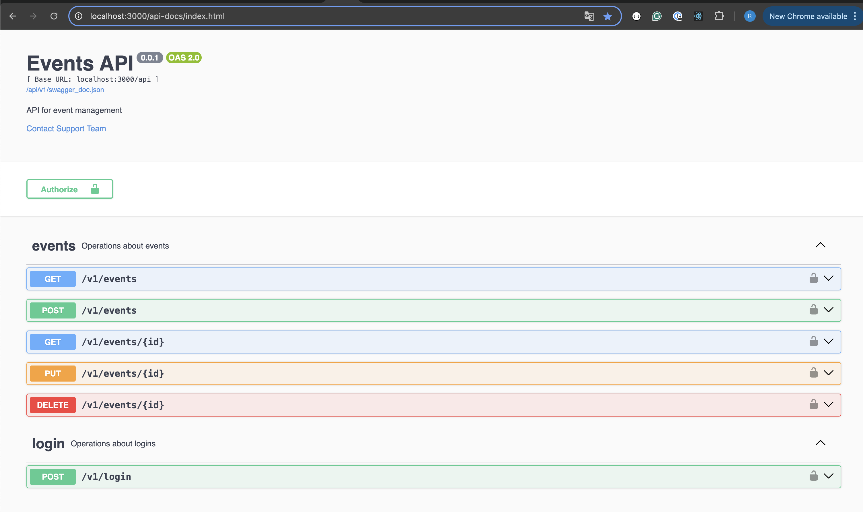 API doc