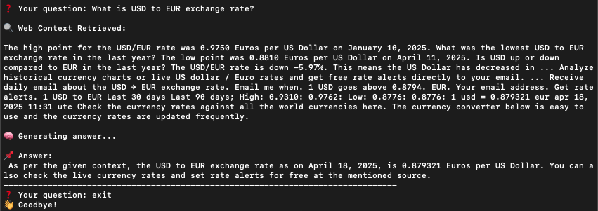 Udsage example