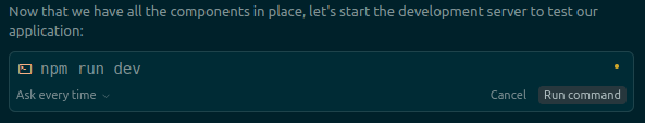Cursor says it is time to test