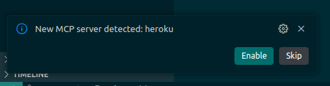 Cursor detects MCP tool
