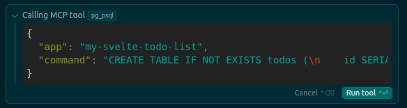 Cursor initializes database schema on Heroku