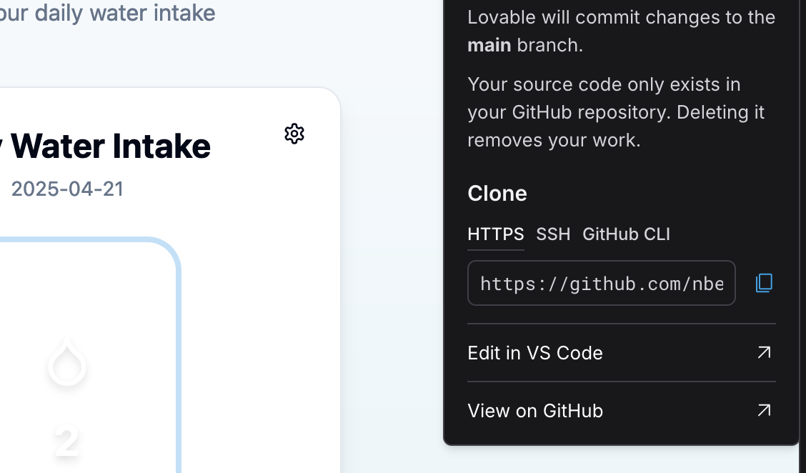 Export Lovable to GitHub