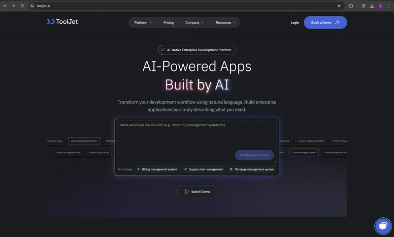 ToolJet - AI Integrated Low-Code Platform