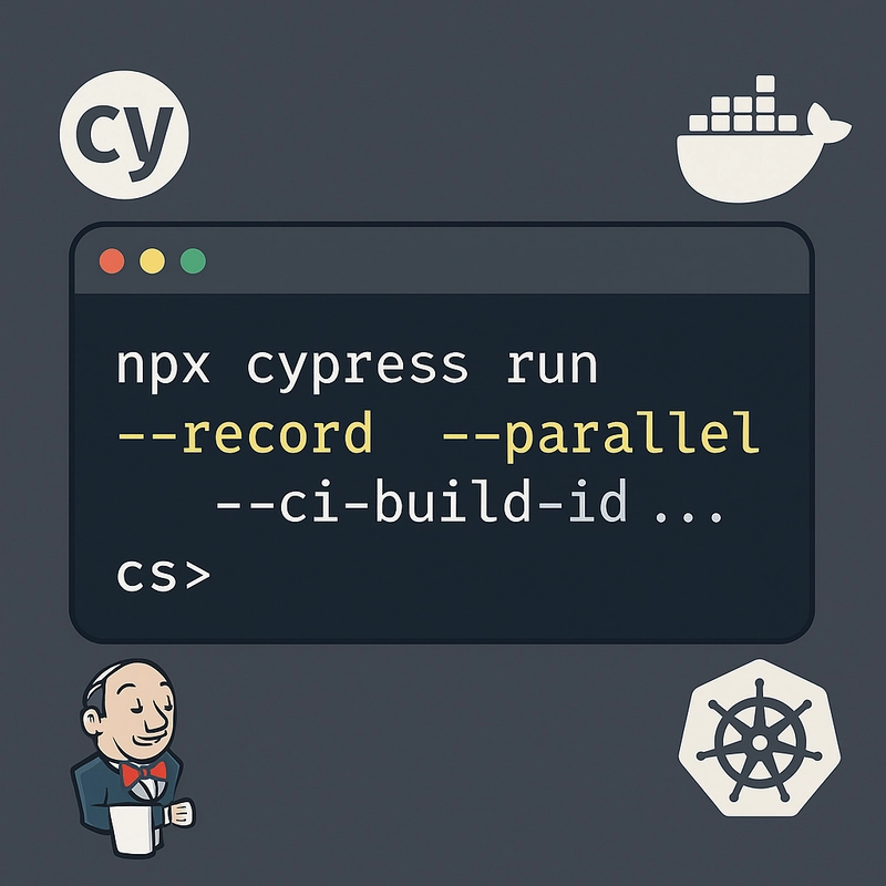 Parallelizing Cypress Tests in CI/CD with Jenkins, Docker, and K8s