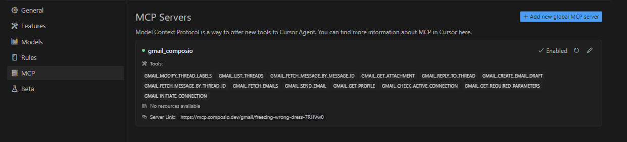 mcp gmail server