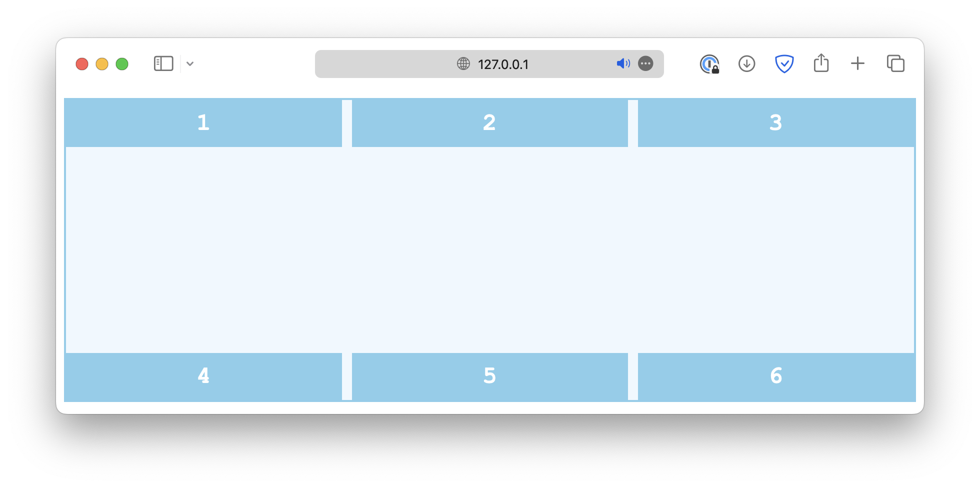 align content space between