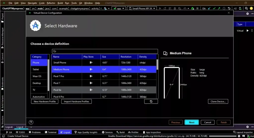 Android Emulator Setup
