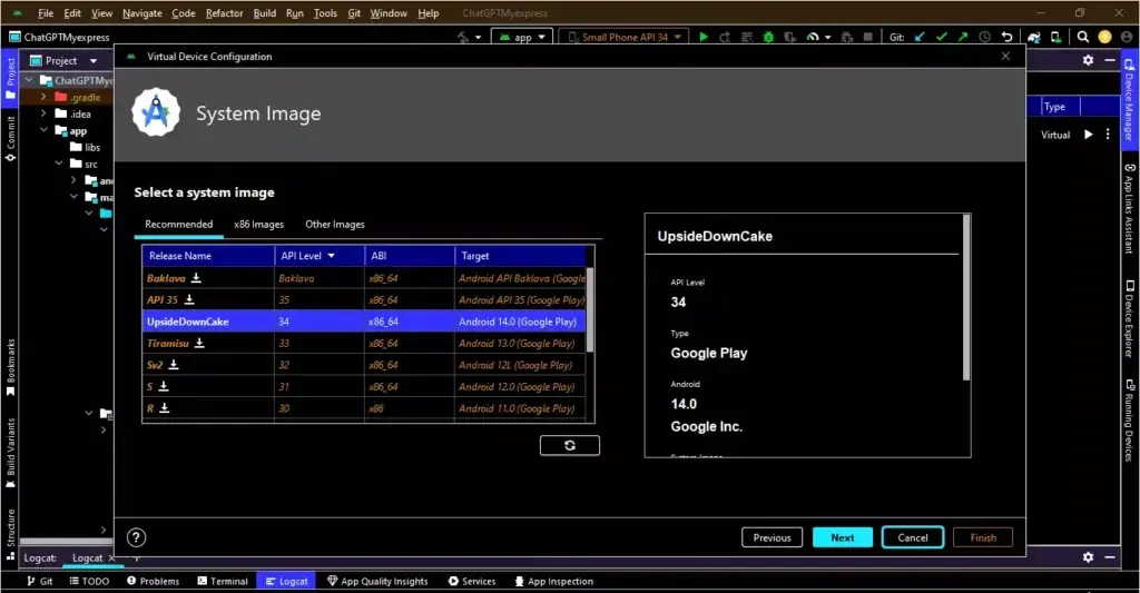 Android Emulator Setup