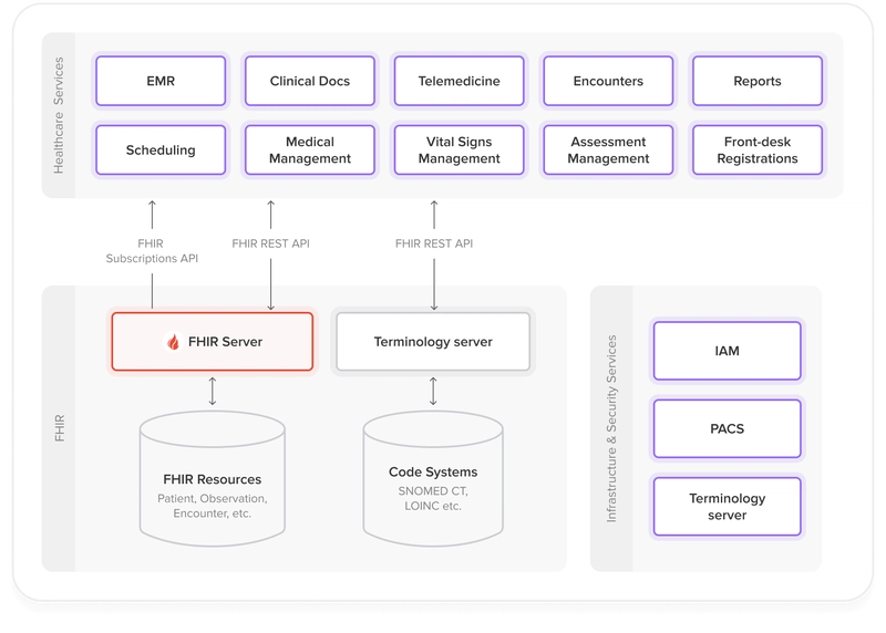 How to use microservices in healthcare with the HL7 FHIR standard