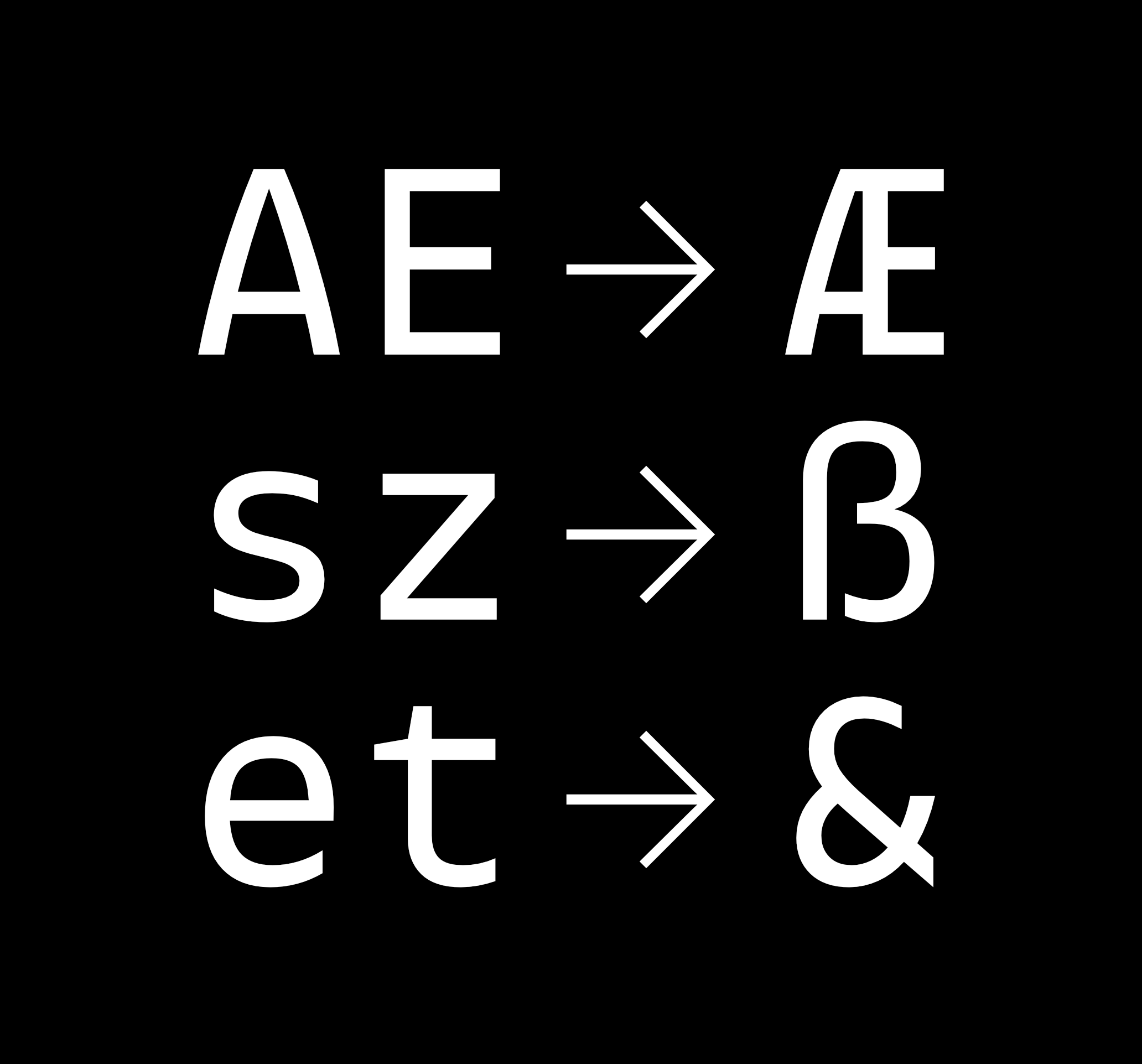Coding ligatures (typeface: MonoLisa)
