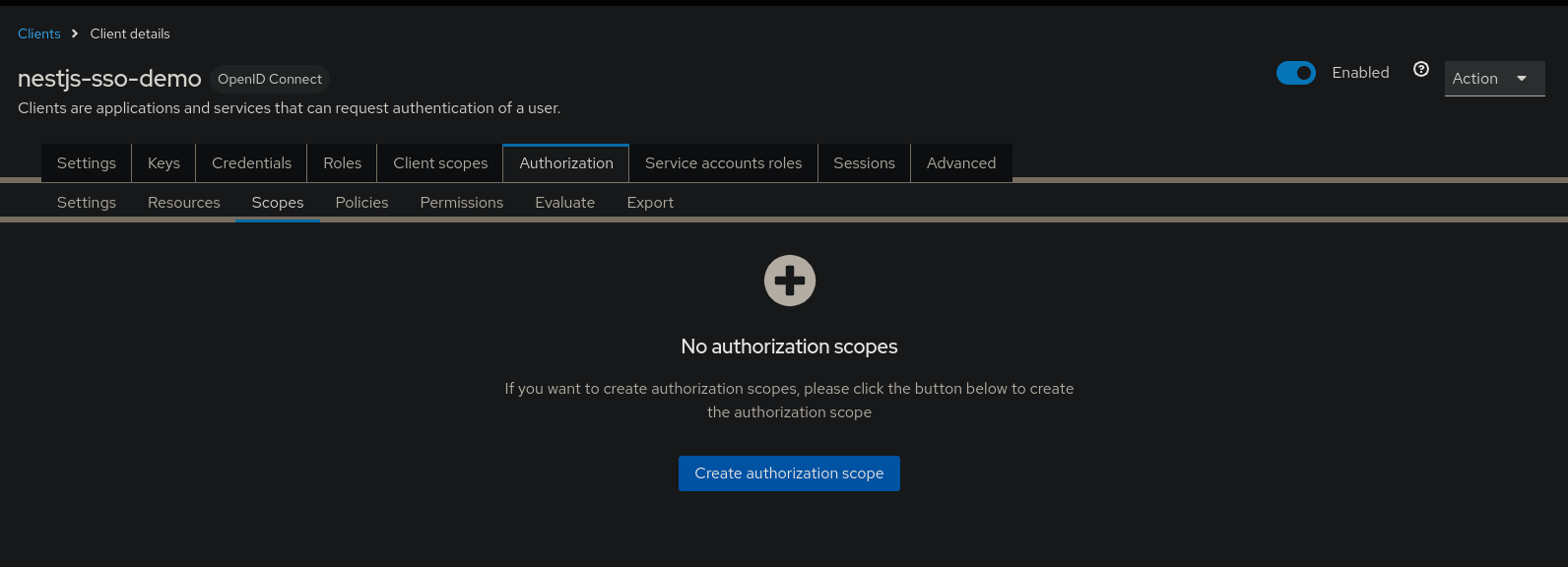 Defining scope