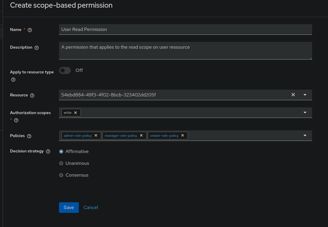 Defining permission