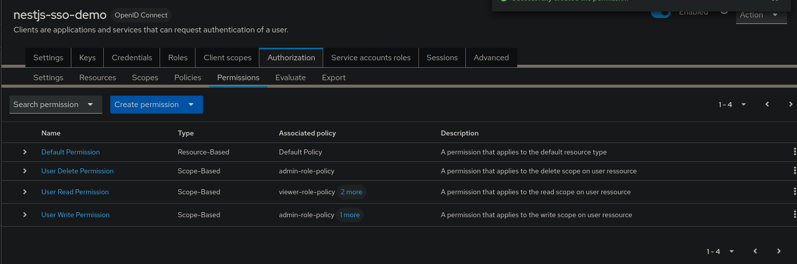 Permissions