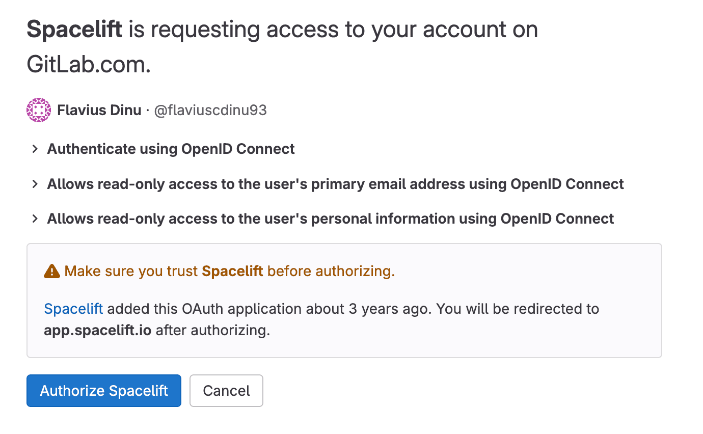 what is spacelift - authoritize your account