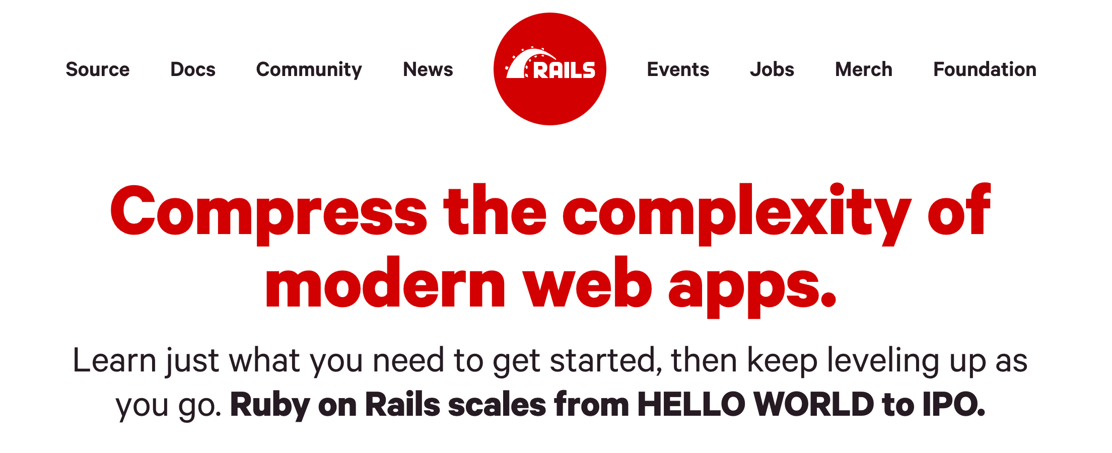 Ruby on Rails
