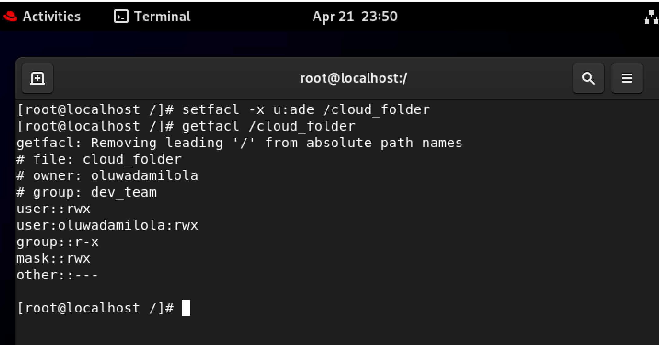 removeaccess