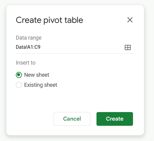 Pivot Table