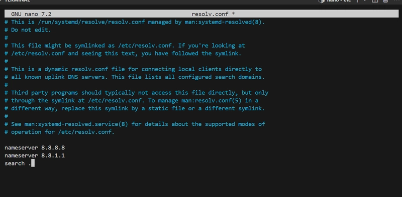 Configurer un DNS sur linux