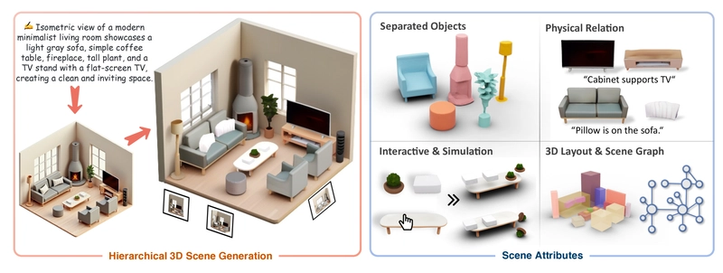 AI Creates Editable 3D Scenes: HiScene's Breakthrough