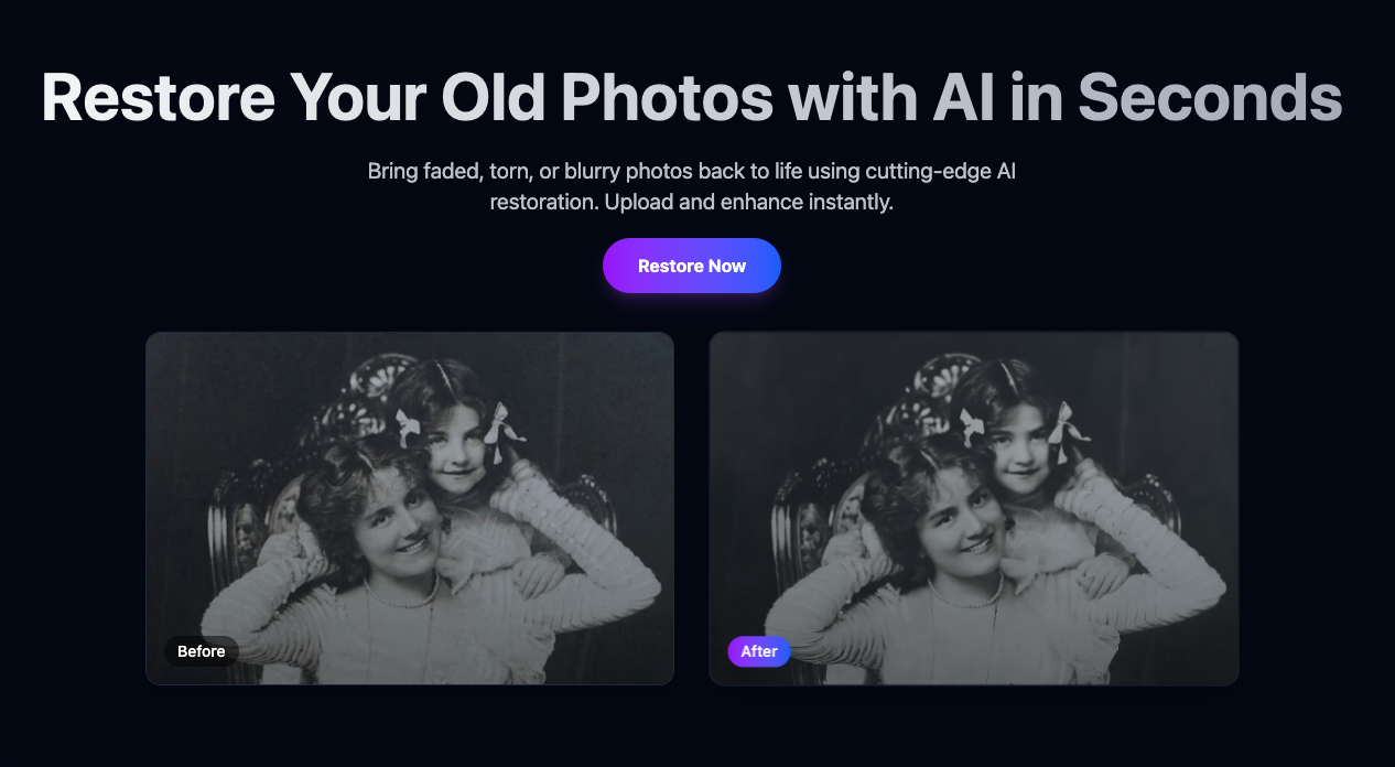 Juy.ai Restore Old Photo