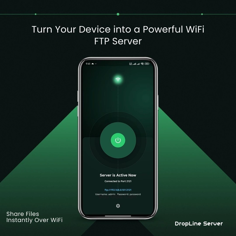 Dropline: Turn Your Android into an FTP Server and Share Files Over Wi-Fi