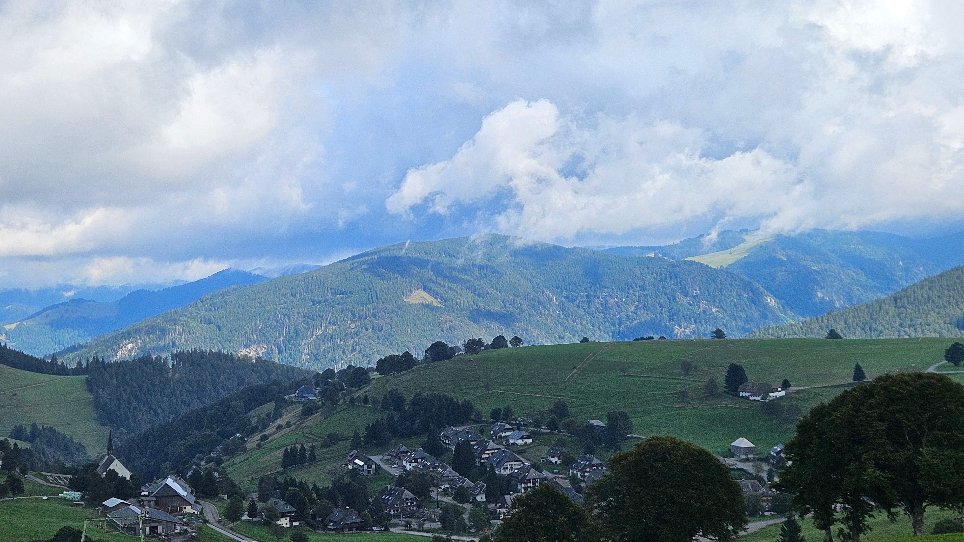 Mountain tops of Freiburg, Germany