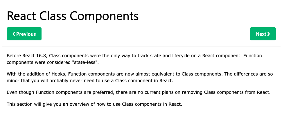class component