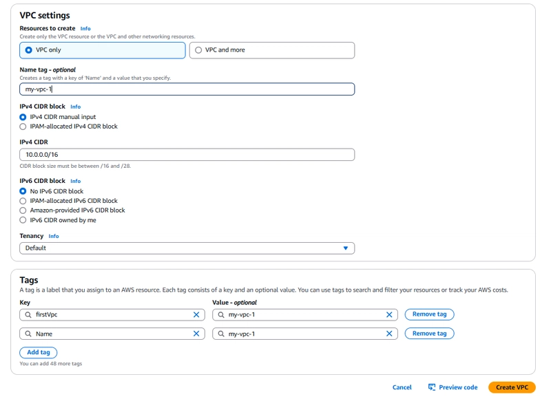 AWS-Cloud Networking (Peering VPCs)
