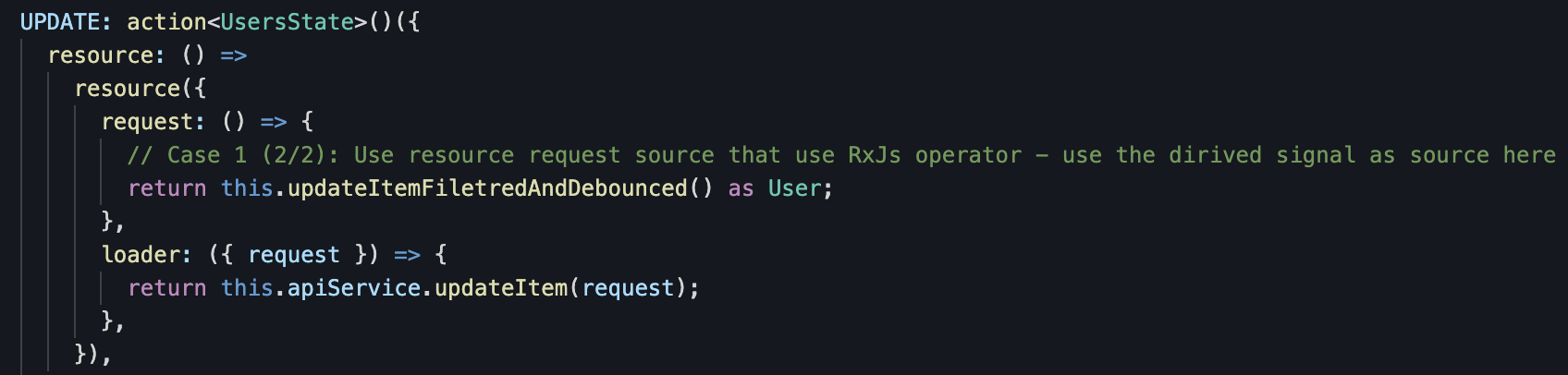 Using RxJs operator with signal action source 2